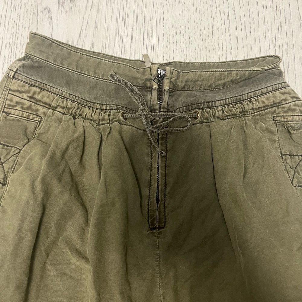 Free People Olive Cargo Pants - Picture 2 of 9